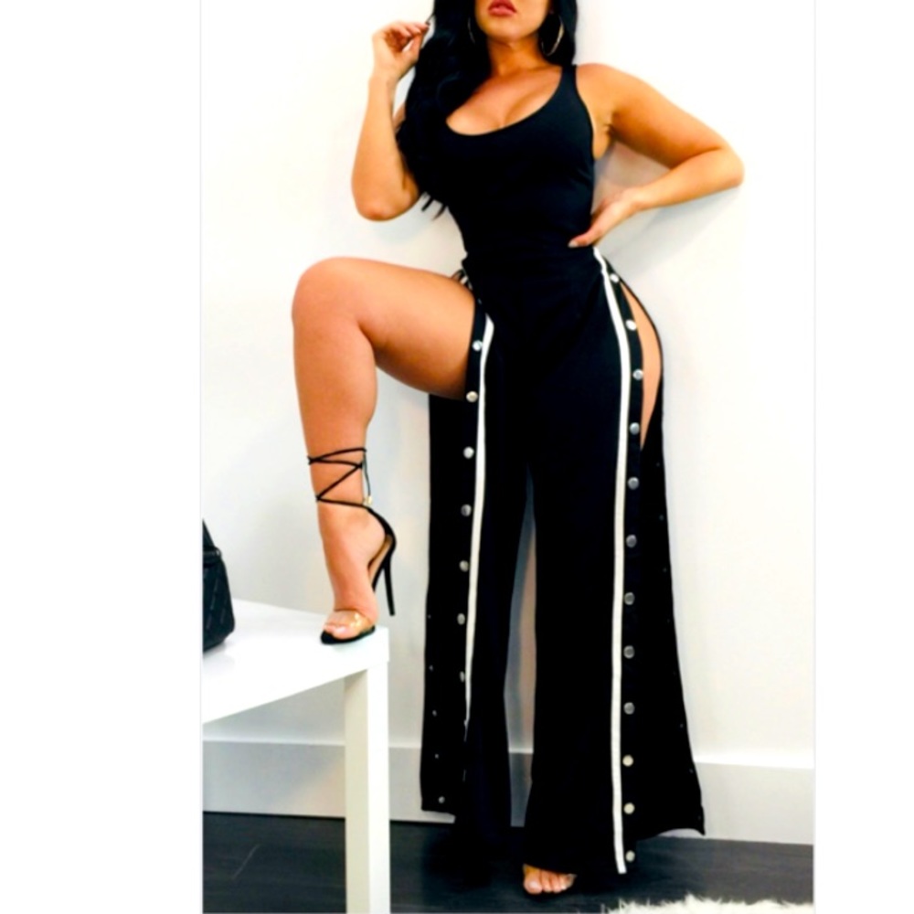 Side Split Jumpsuit - image 1